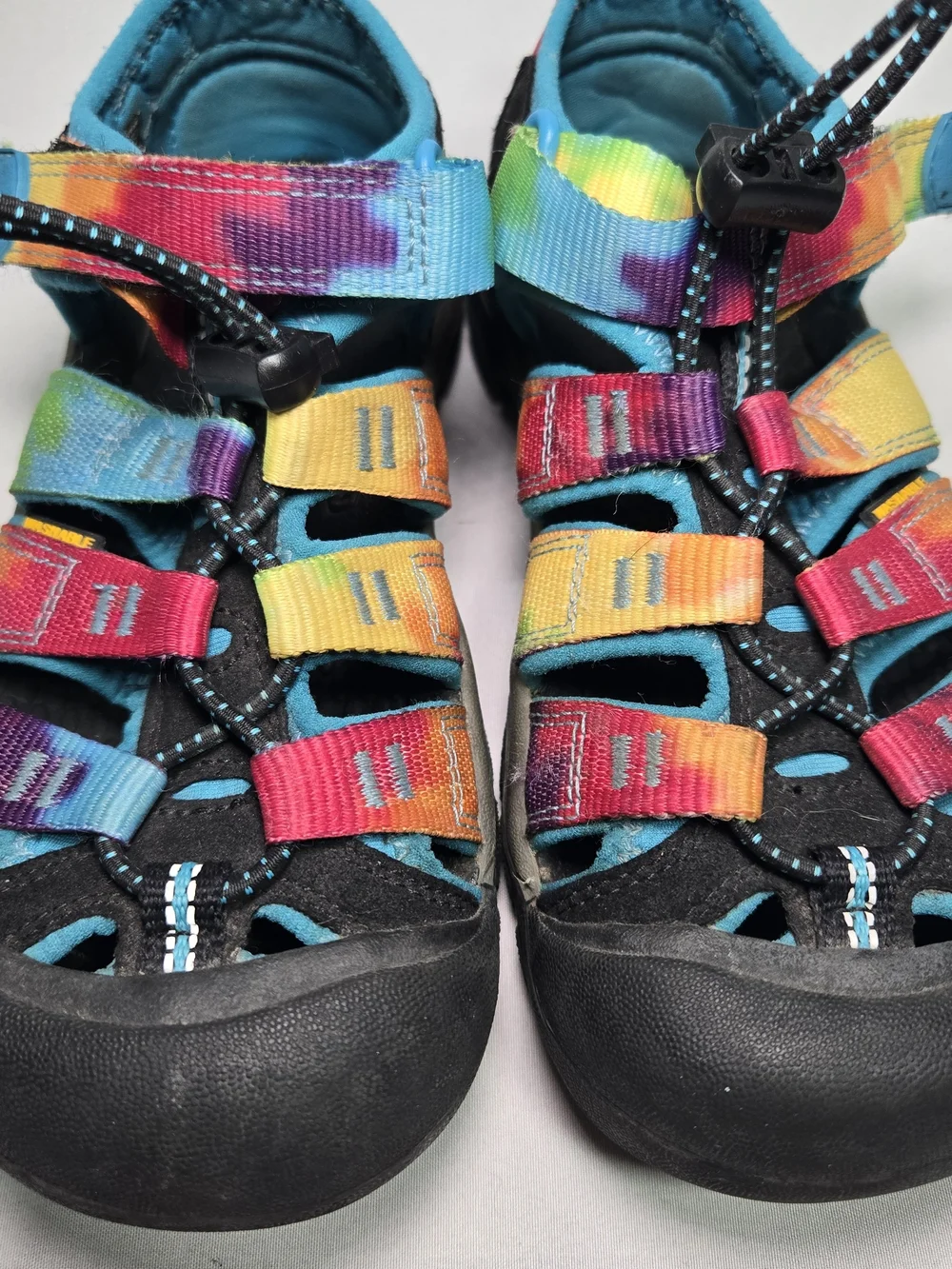 Keen Newport Retro Original Kids Sandals Shoes Size 1 Tie Dye Waterproof